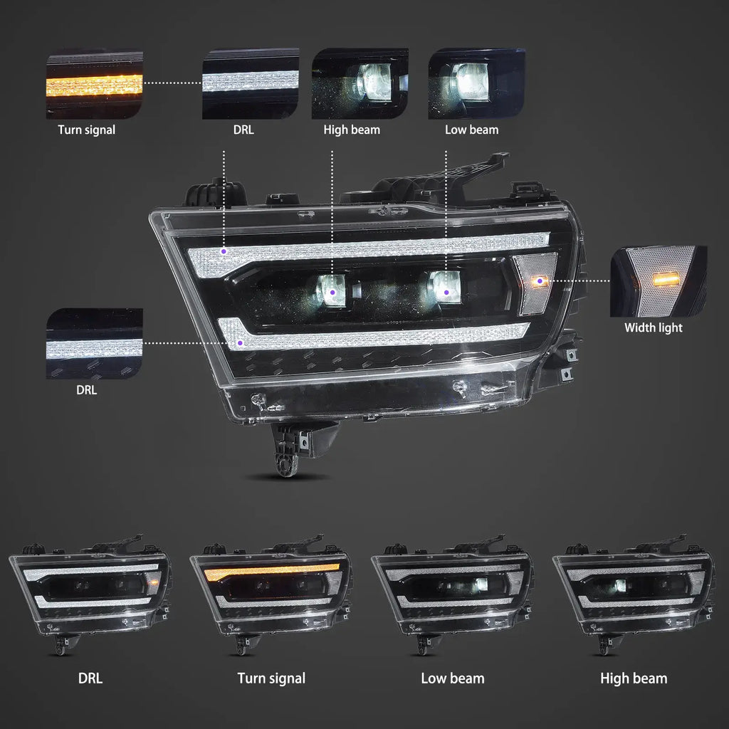  Vland-Headlights-For-19-24-Dodge-Ram-1500-YAX-RM-6001B-3