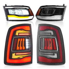 Заредете изображението в програмата за преглед на галерия, Vland Headlights &amp; Tail Lights For 2009-2018 RAM 1500 2500 3500