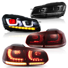 Load image into Gallery viewer, Vland-Headlights-_-Tail-Lights-For-2008-2013-Golf-MK6-LED-set-_E-mark_-W-sequential_4