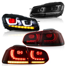 Load image into Gallery viewer, Vland-Headlights-_-Tail-Lights-For-2008-2013-Golf-MK6-LED-set-_E-mark_-W-sequential_5