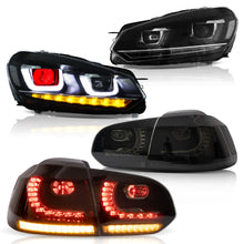 Load image into Gallery viewer, Vland-Headlights-_-Tail-Lights-For-2008-2013-Golf-MK6-LED-set-_E-mark_-W-sequential_6