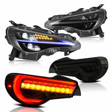 Cargar imagen en el visor de la galería, Vland-LED-Headlights-Plus-Tail-Lights-For-2012-2021-Toyota-GT86-Scion-FR-S-Subaru-BRZ_2
