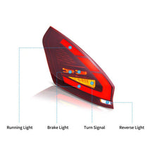 Carica l&#39;immagine nel visualizzatore di Gallery,  Analyzing image    Vland-Tail-Lights-For-09-17-Ford-Fiesta-Hatchback-YHB-FD-8042_5