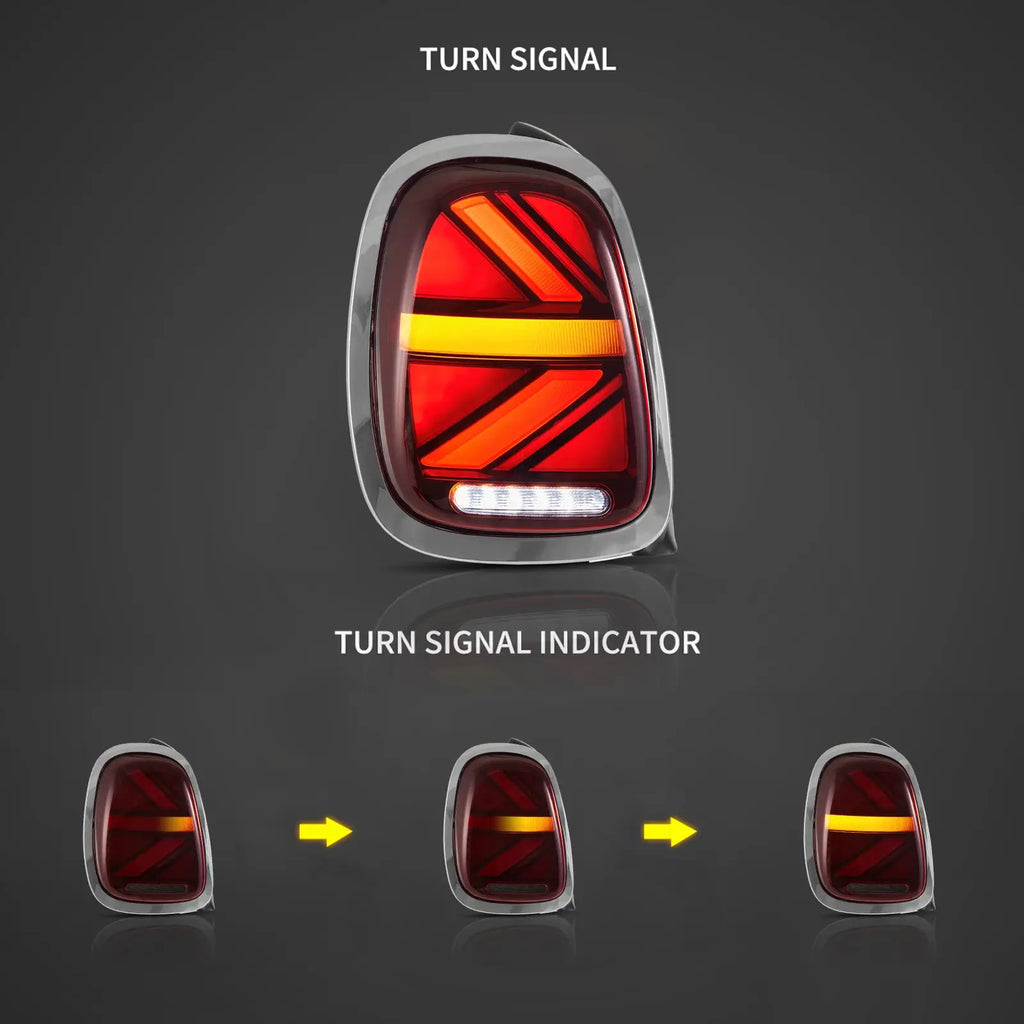10-16 Mini Countryman R60 Vland Full LED Upgrade Tail Lights With Start-up Animation Effect