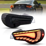 12-20 Toyota 86 GT86 FT86 13-20 Subaru BRZ 13-20 Scion FR-S Vland LED Tail Lights With Sequential Turn Signal [Dragon Style]