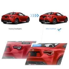 Cargar imagen en el visor de la galería, Vland-Tail-Lights-For-2012-2020-Toyota-86-GT86-Subaru-BRZ-Scion-FRS-YAB-86-0287B_7