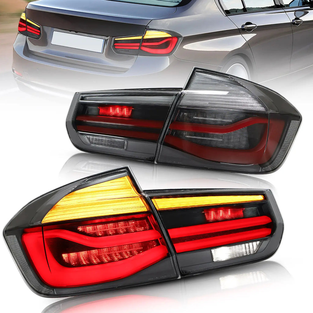 2012-2018 BMW F30 F80 M3 3-Series Vland LED Tail Lights With Sequential Turn Signal