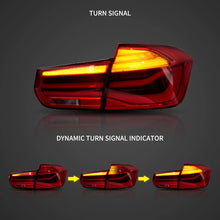 Charger l&#39;image dans la galerie, 2012-2018 BMW F30 F80 M3 3-Series Vland LED Tail Lights With Sequential Turn Signal