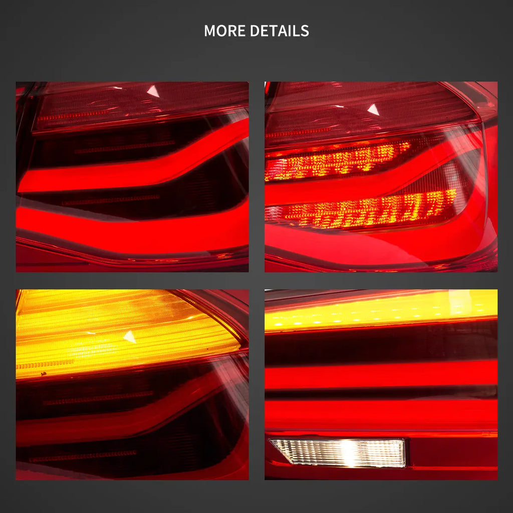3D LED dynamische Blinker Rückleuchten Rot Weiß für BMW F30 F35 alle Modelle