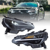 2012–2021 Toyota 86/GT86, Subaru Brz, Scion Frs Vland Upgrade der Voll-LED-Dual-Beam-Projektorscheinwerfer 