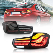 Carica l&#39;immagine nel visualizzatore di Gallery, 12-19 BMW 3 Series 6th Gen (F30 F80) Vland OLED Tail Lights With Dynamic Welcome Lighting (GTS Style)