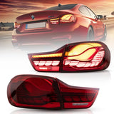 VLAND LED задни светлини с червена леща, подходящи за BMW Серия 4 и M4 2014-2020
