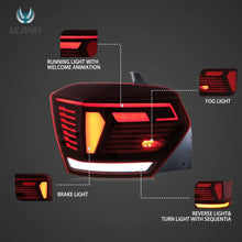 Cargar imagen en el visor de la galería, VLAND 17-21 Polo MK6 Vland LED Aftermarket Tail Lights [E-mark] With Sequential Turn Signals