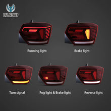 Cargar imagen en el visor de la galería, VLAND 17-21 Polo MK6 Vland LED Aftermarket Tail Lights [E-mark] With Sequential Turn Signals