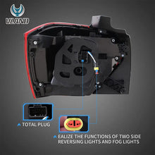 Cargar imagen en el visor de la galería, VLAND 17-21 Polo MK6 Vland LED Aftermarket Tail Lights [E-mark] With Sequential Turn Signals