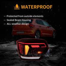 Cargar imagen en el visor de la galería, VLAND 17-21 Polo MK6 Vland LED Aftermarket Tail Lights [E-mark] With Sequential Turn Signals