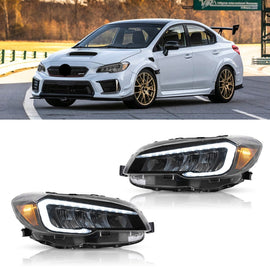 2013-2019 LED Reflector Headlights Fit For Subaru WRX Toyota 86
