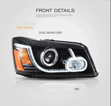 Carica l&#39;immagine nel visualizzatore di Gallery, Vland Carlamp LED Projector Headlights For Toyota Highlander 2001-2007(Fit For US Models)