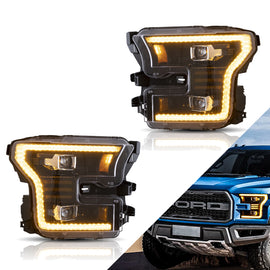 Vland Carlamp LED Headlights For Ford F150 2015-2017