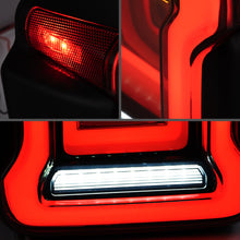 Carica l&#39;immagine nel visualizzatore di Gallery, Vland Carlamp Tail Lights for Jeep Wrangler 2018-2021 with Dynamic Animation and Dual Reverse Lights ( Not Fit JK)  Smoked Lens