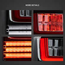 Carica l&#39;immagine nel visualizzatore di Gallery, 14-18 GMC Sierra 1500 2500HD 3500HD Vland II LED Tail Lights With Dynamic Welcome Lighting Clear