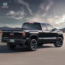14-18 GMC Sierra 1500 2500HD 3500HD Vland II LED Tail Lights With Dynamic Welcome Lighting Clear