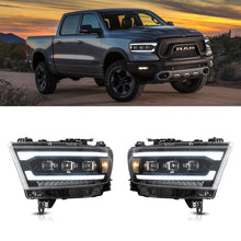 Load image into Gallery viewer, 2019-2021 Dodge RAM 1500 LED Projector Headlights Assembly  Matrix Projector