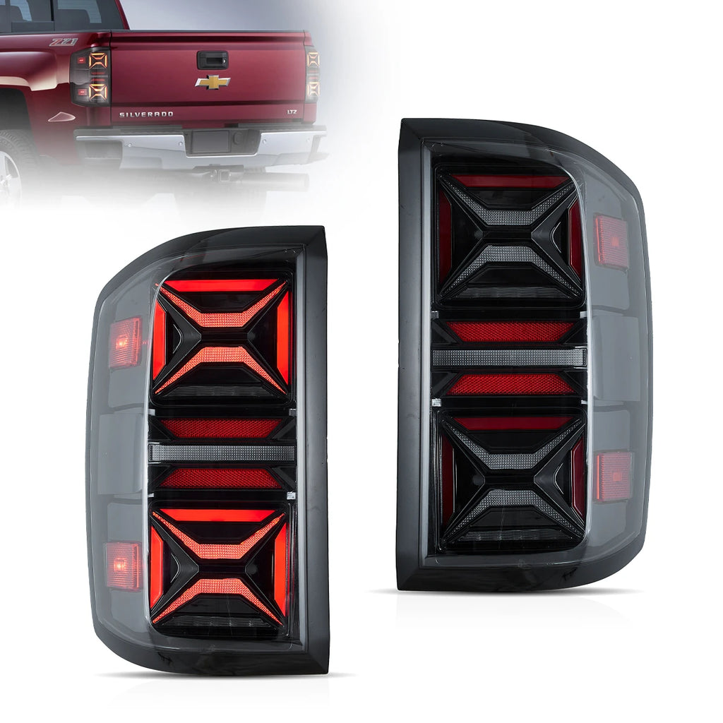 14-18 Chevrolet Silverado Vland III LED Tail Lights With Dynamic Welcome Lighting