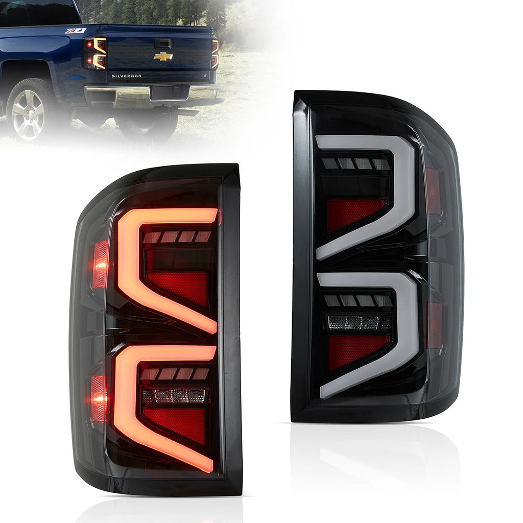 14-18 Chevrolet Silverado Vland LED Tail Lights With Dynamic Welcome Lighting