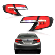 Carica l&#39;immagine nel visualizzatore di Gallery, Vland Carlamp LED Tail Lights For Toyota Camry  2012-2014 Red Lens
