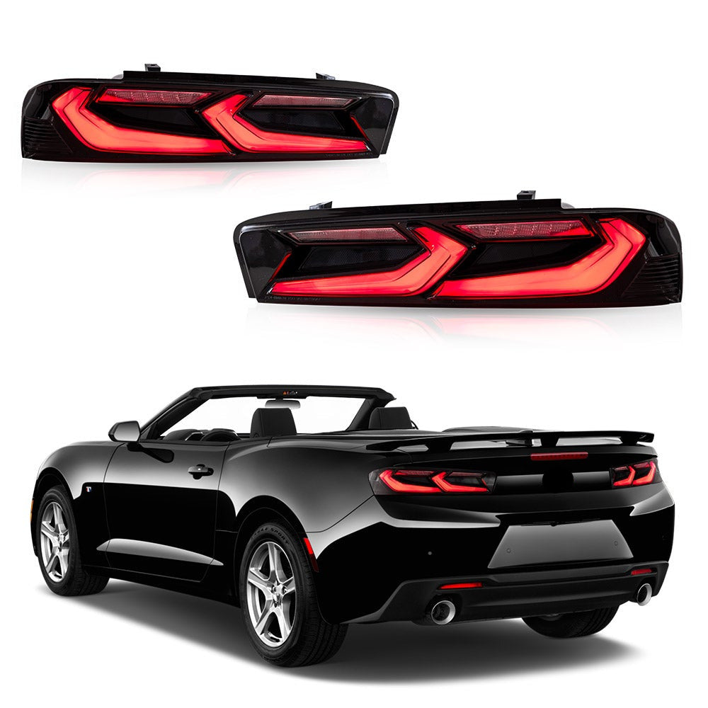 LED Tail Lights For Chevrolet Chevy Camaro 2016-2018 With Reverse Lights 