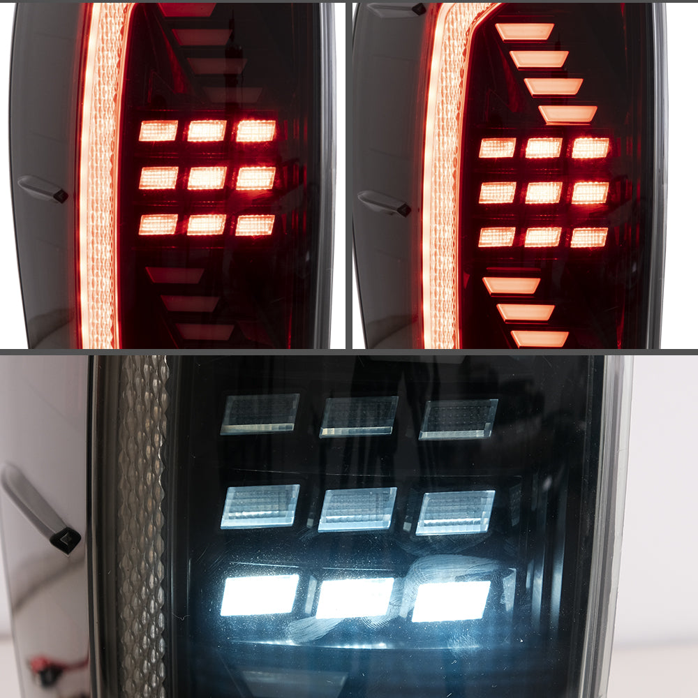 VLAND LED Taillights For Toyota Tacoma 2016-2022 with Sequential Indicators Turn Signals