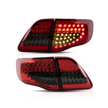 Load image into Gallery viewer, Vland Carlamp Tail Lights For Toyota Corolla 2008-2011 ABS, PMMA, GLASS Material(Fit for American Models)