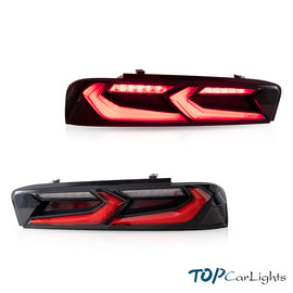 2016-2018 Chevrolet Chevy Camaro Tail Lights With amber turn signal