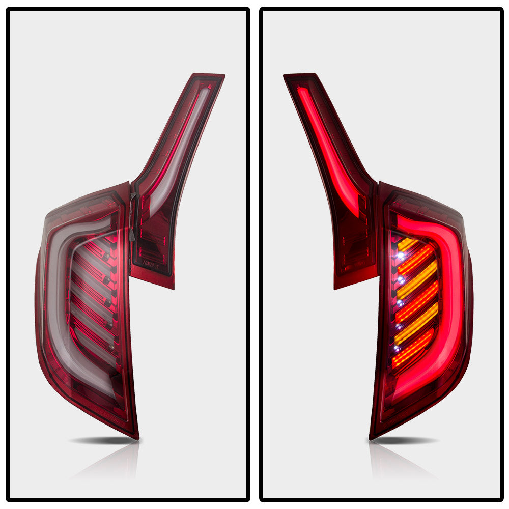 VLAND Full LED задни светлини за Honda Fit / Jazz (GK5) 2014-2020 (Plug and Play. Няма нужда от крушки)