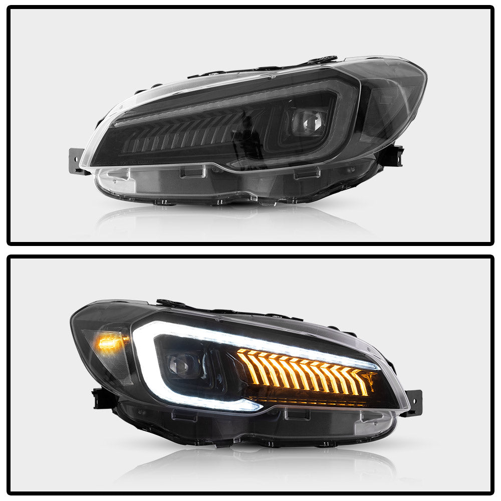 Vland Carlamp LED-Projektorscheinwerfer, passend für Subaru WRX 2015–2021