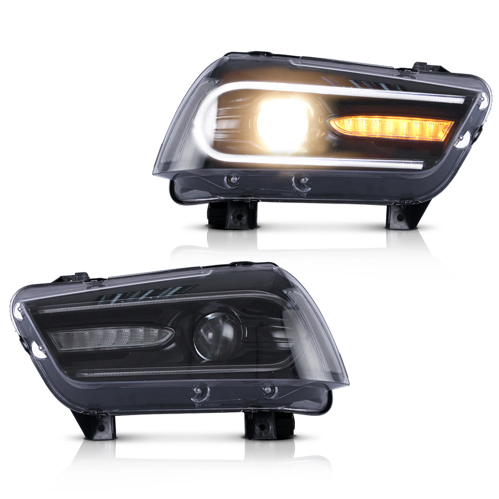 2011-2014 Led Headlights Compatible with Dodge Charger 