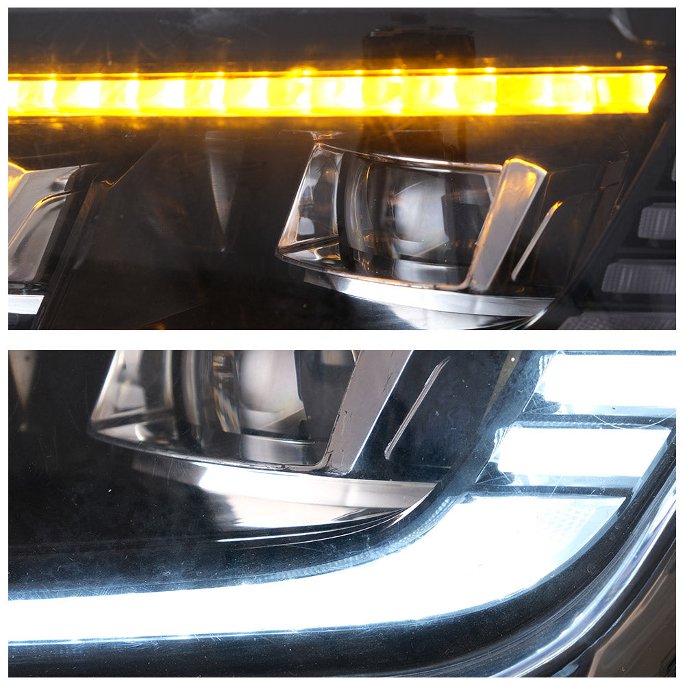 Vland Carlamp Projektorscheinwerfer für Chevrolet / Chevy Camaro LT SS RS ZL LS 2016–2018 