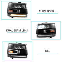 Load image into Gallery viewer, Vland Carlamp LED Headlights Fit For 2007-2014 Silverado 1500 2500 HD 3500 HD
