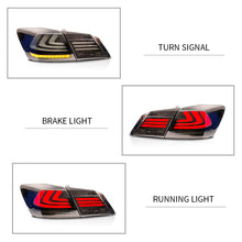 Carica l&#39;immagine nel visualizzatore di Gallery, VLAND Full LED Sequential Tail Lights For Honda Accord 2013-2015 ABS PMMA GLASS Material