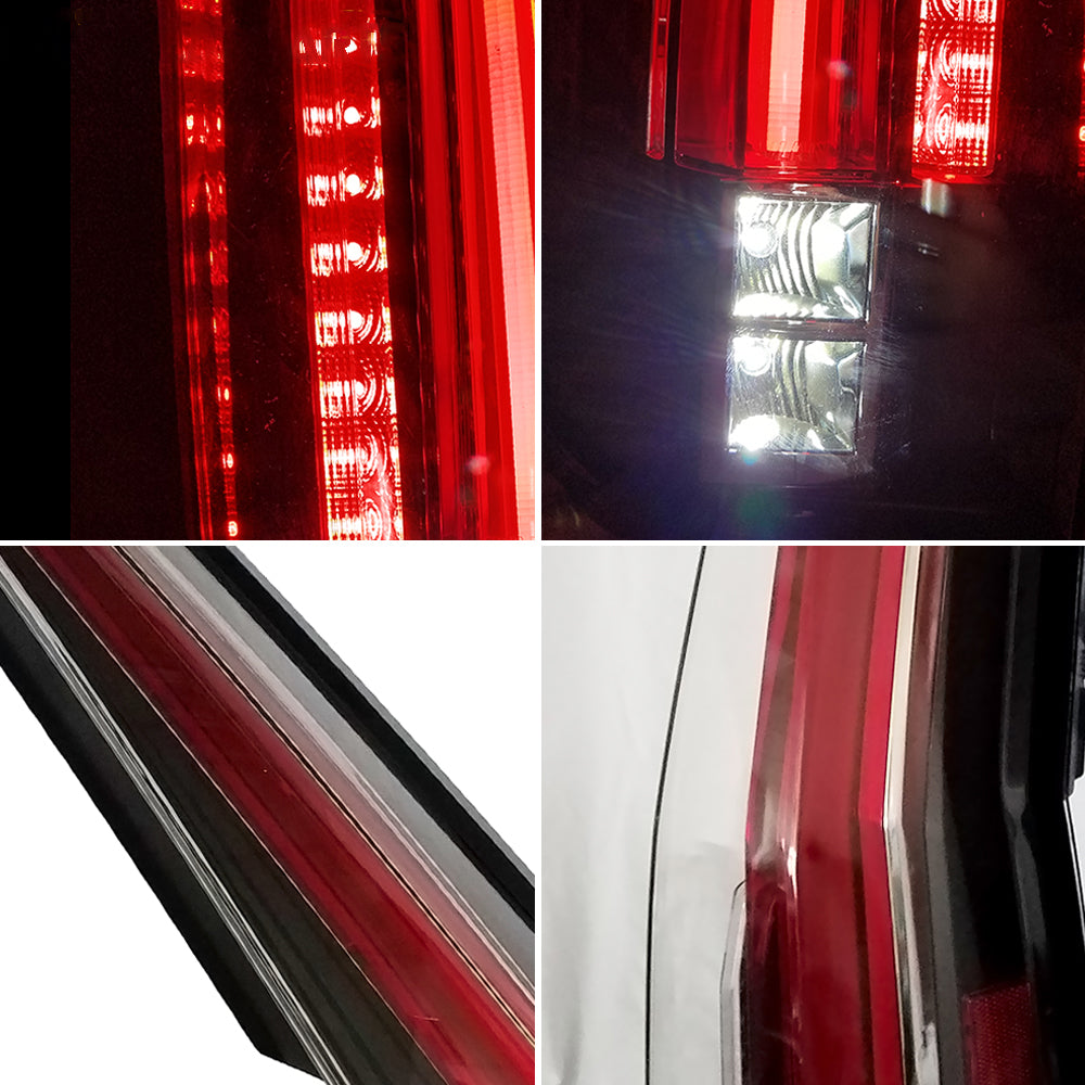Vland Carlamp LED Tail Lights For Chevy Tahoe/Suburban 2015-2020