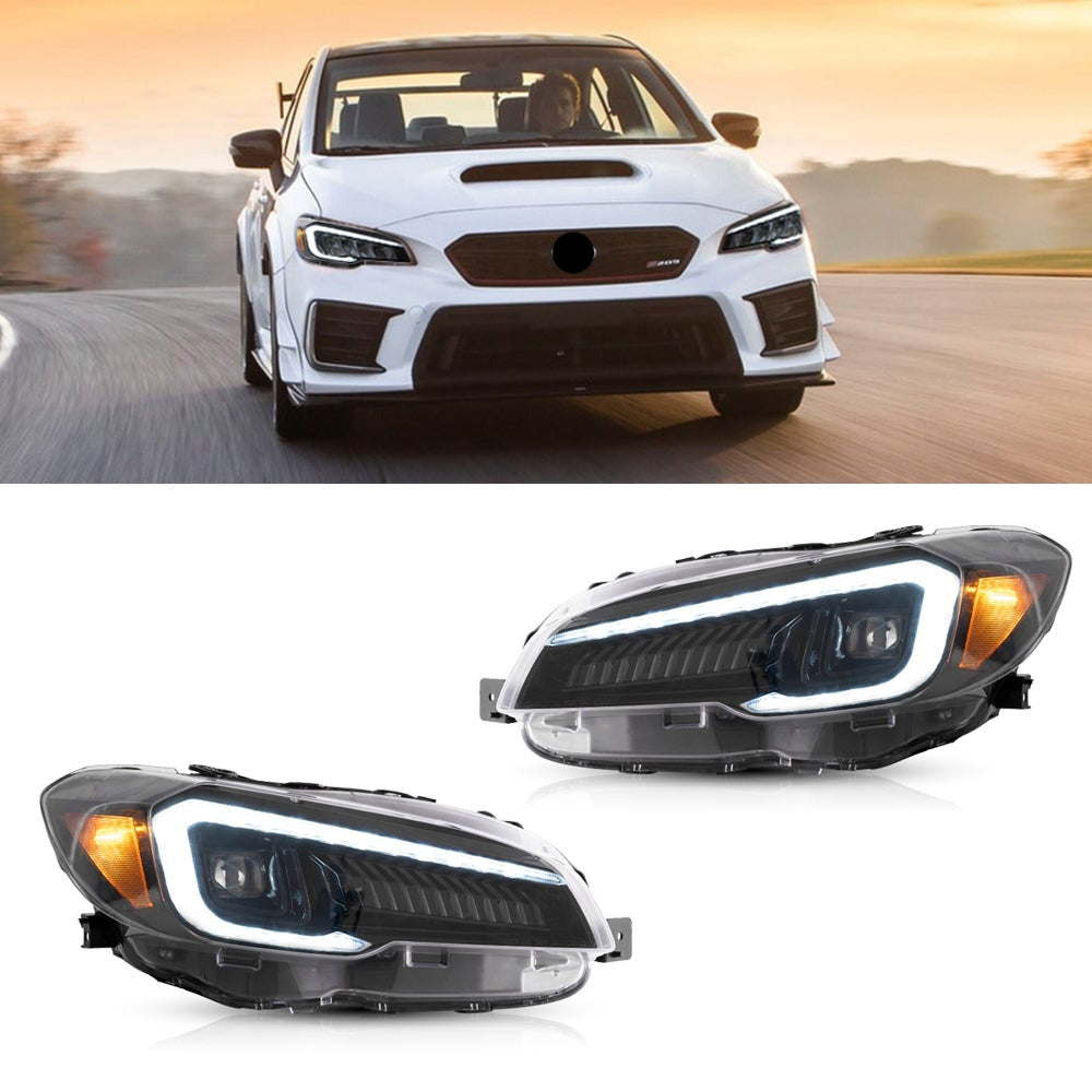 LED Projector Headlights Fit For Subaru WRX 2013-2019