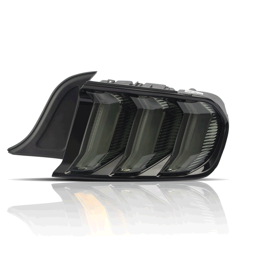 Vland Carlamp LED Tail Lights For Ford Mustang 2015-2021 Multi 5 Modes Smoked Lens (Fit For US/Euro Models)