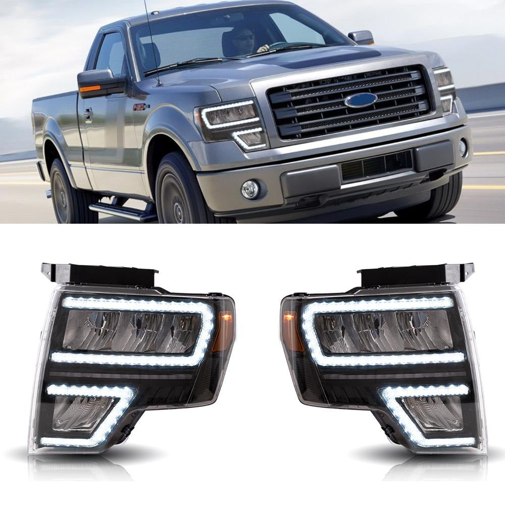 2009-2014 Projector Headlights Fit for Ford F1502009-2014 Projector Headlights Fit for Ford F150