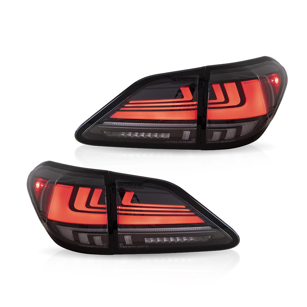 2009-2014 Full LED Tail Lights For Lexus RX 270/330/350 Red Clear