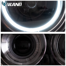 Carregar imagem no visualizador da galeria, 08-14 Dodge Challenger Vland RGB Style Dual Beam Projector Headlights Black