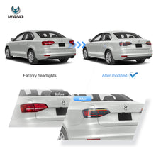 Carica l&#39;immagine nel visualizzatore di Gallery, 15-18 Volkswagen Jetta 6th Gen (A6) Vland II LED Tail Lights With Dynamic Welcome Lighting