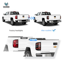 Load image into Gallery viewer, 14-18 Chevrolet Silverado Vland III LED Tail Lights With Dynamic Welcome Lighting