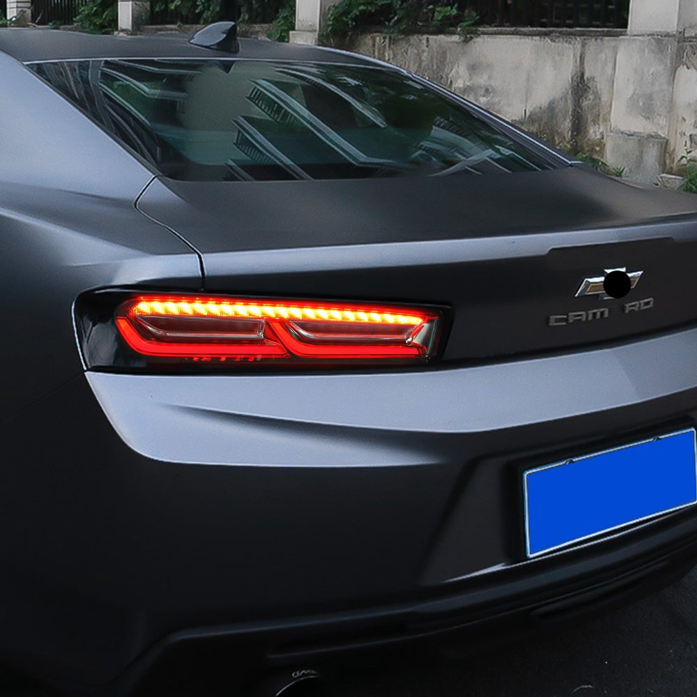 Tail Lights For Chevrolet Camaro 2016-2018 Clear Smoked Lens