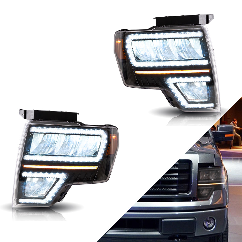 Vland Carlamp прожекторни фарове, подходящи за Ford F150 2009-2014 (не са подходящи за F250/F350)